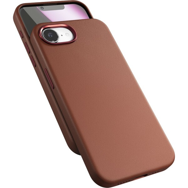 Kryt pro iPhone 16e Epico Mag+ Leather Case - hnědý