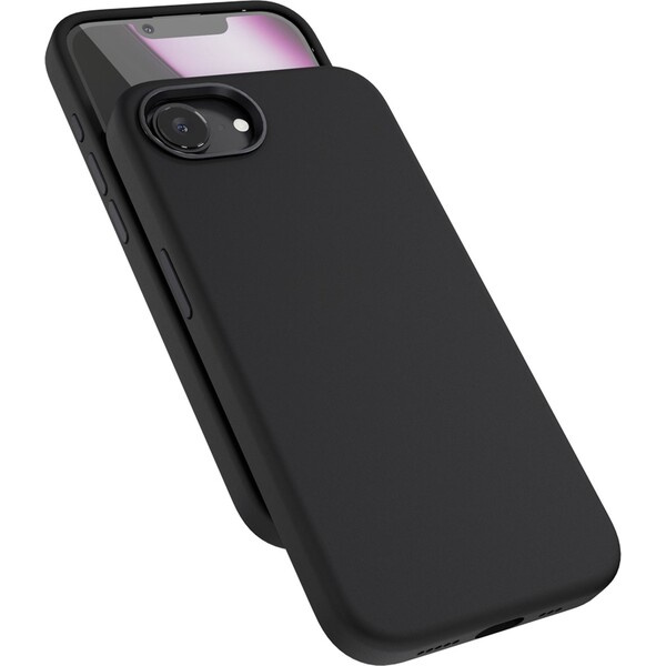 Epico Mag+ silikonový kryt pro iPhone 16e černý Černá