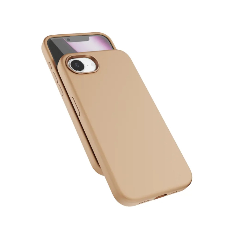 Epico Mag+ silikonový kryt pro iPhone 16e pouštní titan Pouštní titan