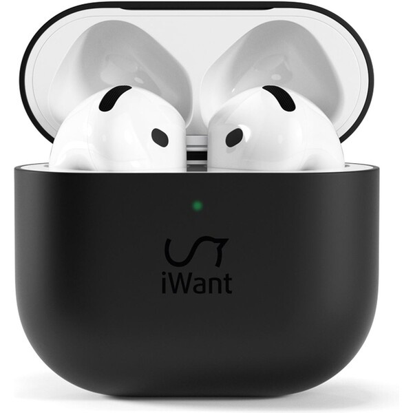 iWant silikonový obal pro Airpods 4/4 (ANC) černá Černá