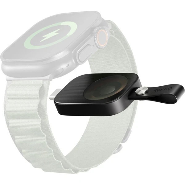 Bezdrátová nabíječka pro Apple Watch Epico UltraBase mini USB-C - černá