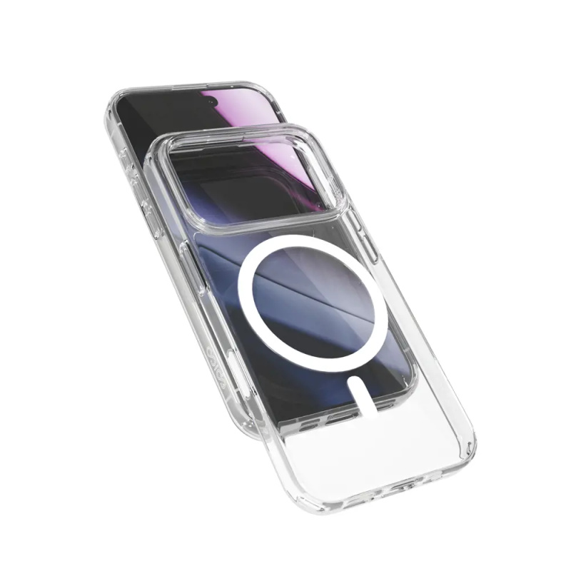 Kryt pro iPhone 17 Pro Max Epico Hero Mag+ Qi2 & MagSafe - průhledný