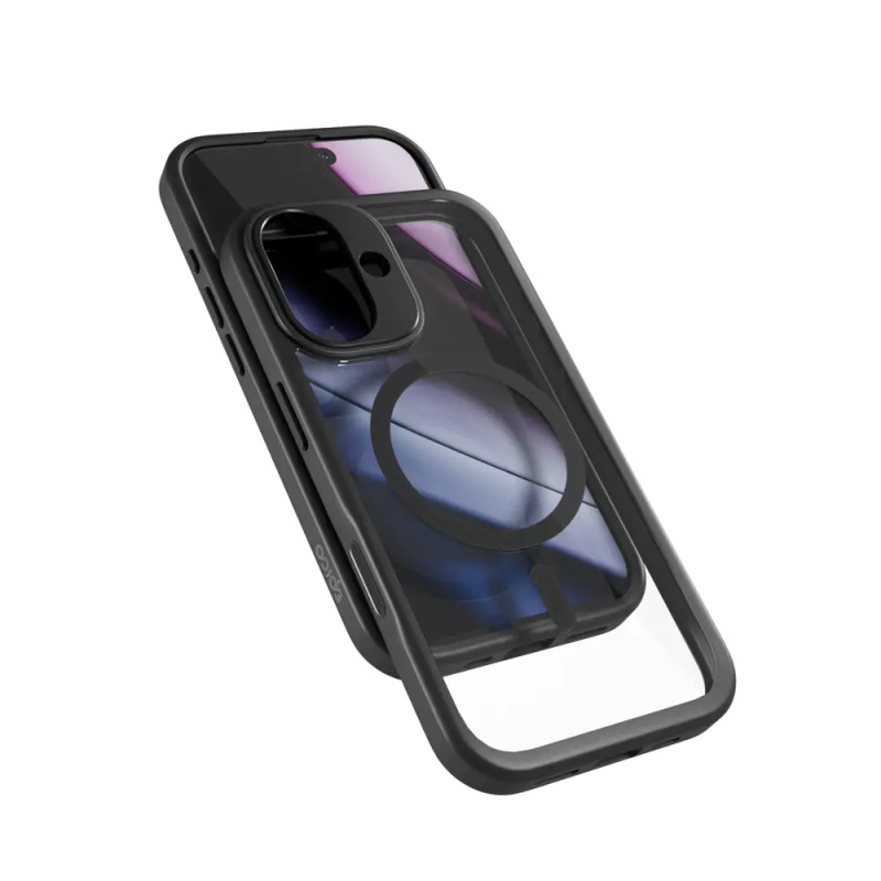 Kryt pro iPhone 17 Epico Hero Pro Mag+ Case - černý průhledný