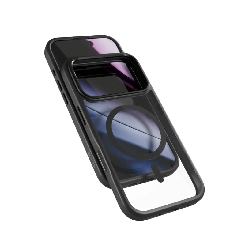 Kryt pro iPhone 17 Pro Epico Hero Pro Mag+ Case - černý průhledný