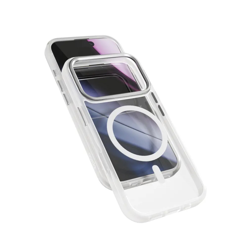 Epico Hero Pro Mag+ kryt pro iPhone 17 Pro Max Qi2 & Magsafe kompatibilní matně transparentní Čirá