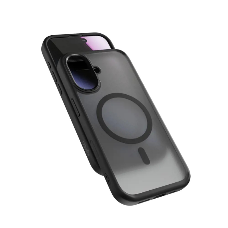 Epico HeroMatte Pro Mag+ kryt pro iPhone 17 Qi2 & Magsafe kompatibilní černý Černá