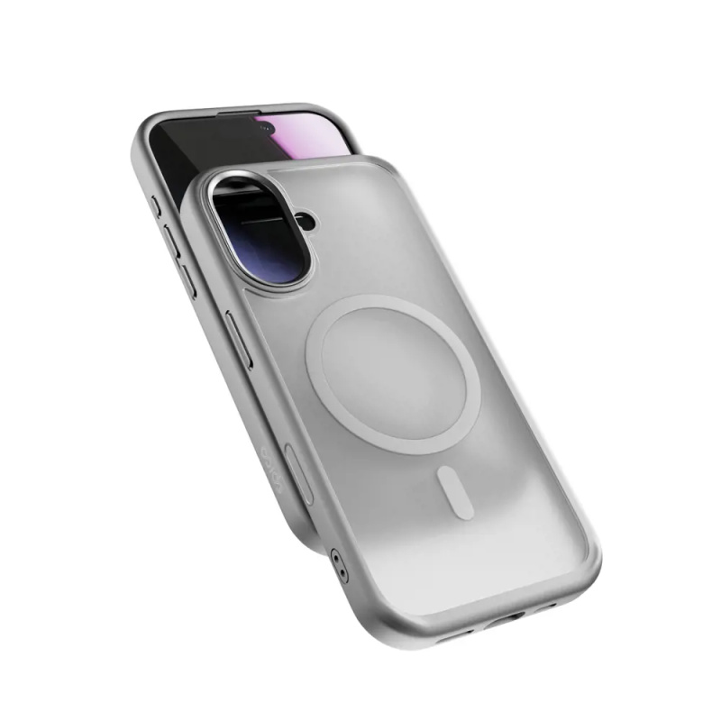 Epico HeroMatte Pro Mag+ kryt pro iPhone 17 Qi2 & Magsafe kompatibilní šedý Šedá