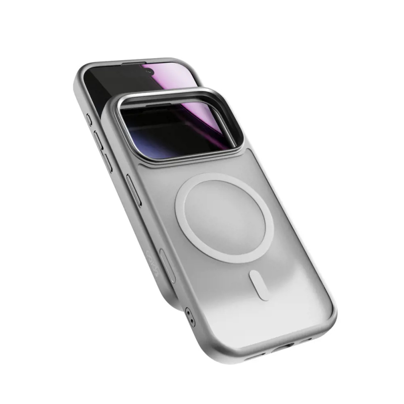 Epico HeroMatte Pro Mag+ kryt pro iPhone 17 Pro Qi2 & Magsafe kompatibilní šedý Šedá