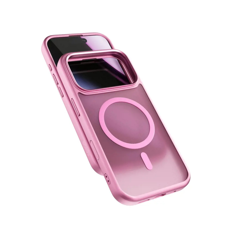 Epico HeroMatte Pro Mag+ kryt pro iPhone 17 Pro Qi2 & Magsafe kompatibilní růžový Růžová