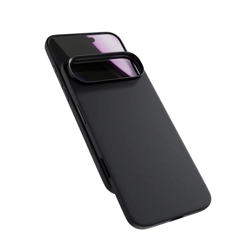 Epico Silicone Pro Mag+ kryt pro iPhone 17 Air Qi2 & Magsafe kompatibilní černý Černá
