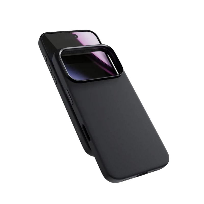 Epico Silicone Pro Mag+ kryt pro iPhone 17 Pro Qi2 & Magsafe kompatibilní černý Černá