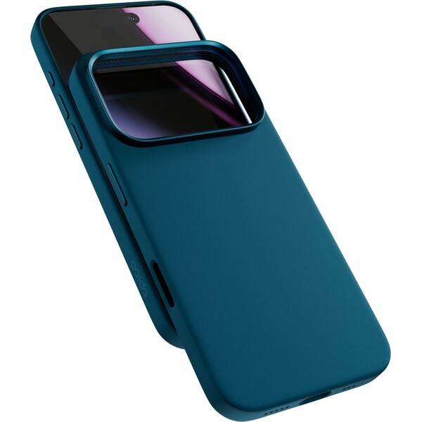 Epico Silicone Pro Mag+ kryt pro iPhone 17 Pro Max Qi2 & Magsafe kompatibilní petrolejově modrý Petrolejová modrá