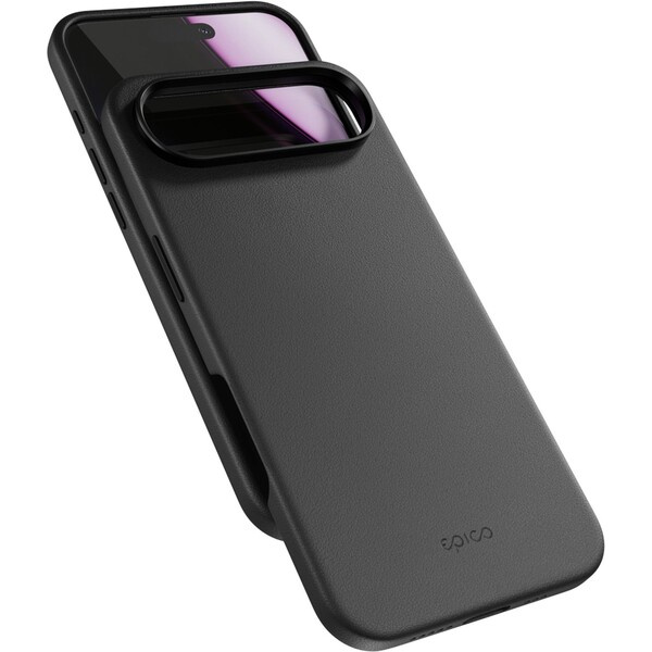 Epico Leather Pro Mag+ kryt pro iPhone 17 Air Qi2 & Magsafe kompatibilní černý Černá
