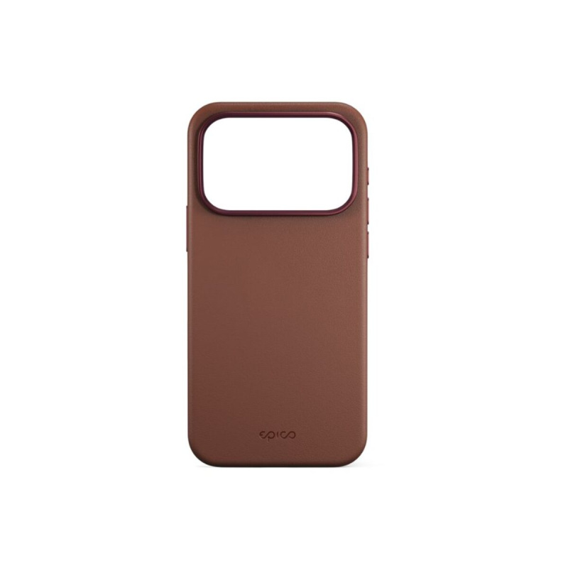 Epico Leather Pro Mag+ kryt pro iPhone 17 Pro Qi2 & Magsafe kompatibilní hnědý Hnědá