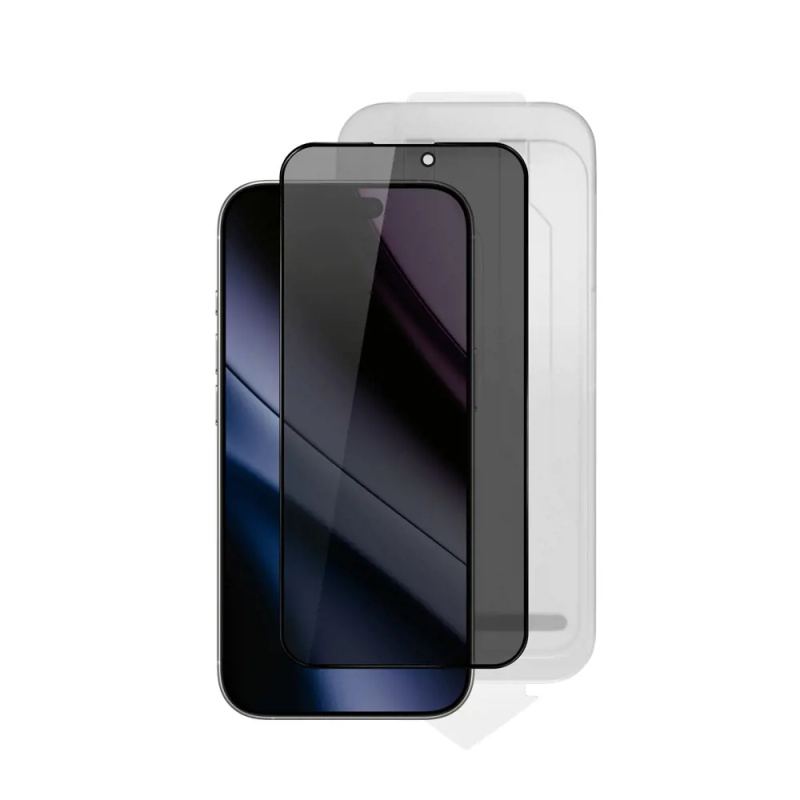 Ochranné sklo pro iPhone 17 Pro Epico Privacy Glass 3D DF s aplikátorem