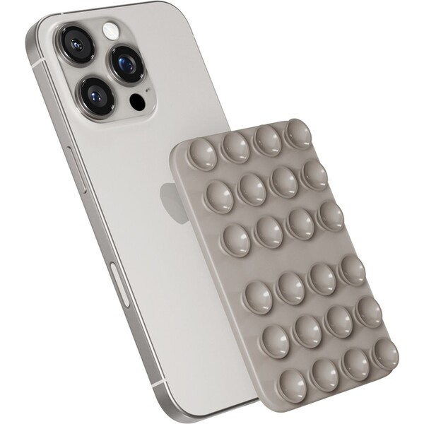 iWant Mag+ přísavný držák na telefon šedý Šedá