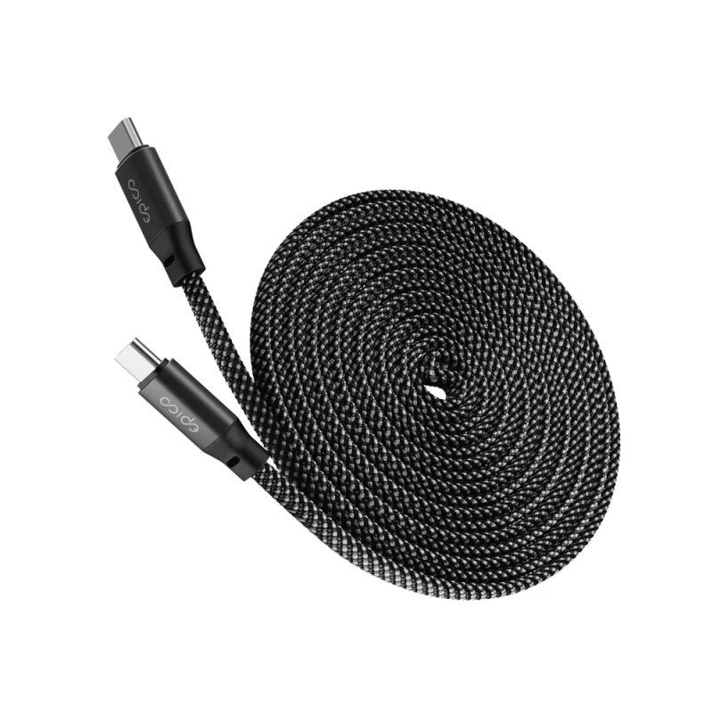 Epico UltraLink 240W 1,5m magnetický kabel USB-C na USB-C černý Černá