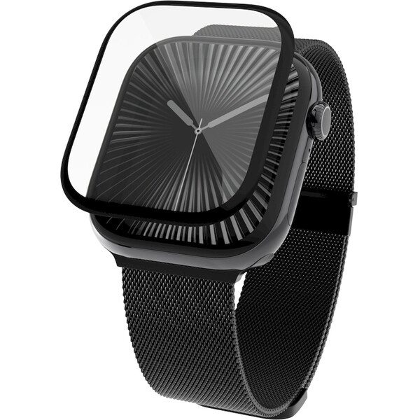 Epico SlimCeramic 3D ochranné sklo pro Apple Watch Series 10/11 42mm s posuvným aplikátorem Čirá