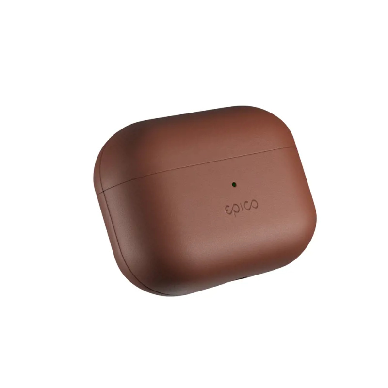 Kožené pouzdro pro AirPods Pro 3 Epico - hnědé
