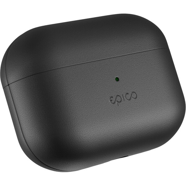 iWant Airpods Pro 3 kožené pouzdro černé Černá