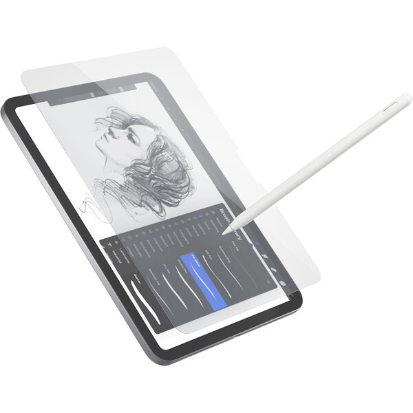 Epico Paper Texture ochranné sklo pro Apple iPad Pro 11” (M4) s jednokrokovým papírovým aplikátorem  Čirá
