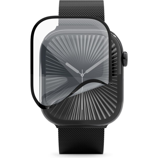 iWant 3D+ FlexiGlass pro Apple Watch 42mm s aplikátorem Čirá