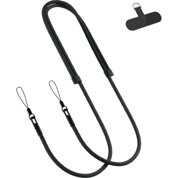 Spello Rope Crossbody Strap černý