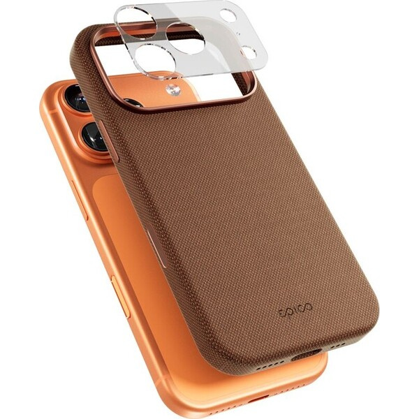 Epico SolidWoven Pro Mag+ Case kryt iPhone 17 Pro + camera island protector siensky hnědý