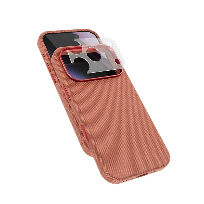 Epico SolidWoven Pro Mag+ MagSafe/Qi2 tkaný kryt iPhone 17 Pro/18 Pro siensky hnědý