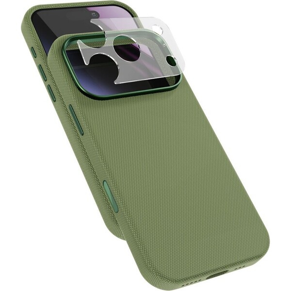 Epico SolidWoven Pro Mag+ MagSafe/Qi2 tkaný kryt iPhone 17 Pro/18 Pro zelený