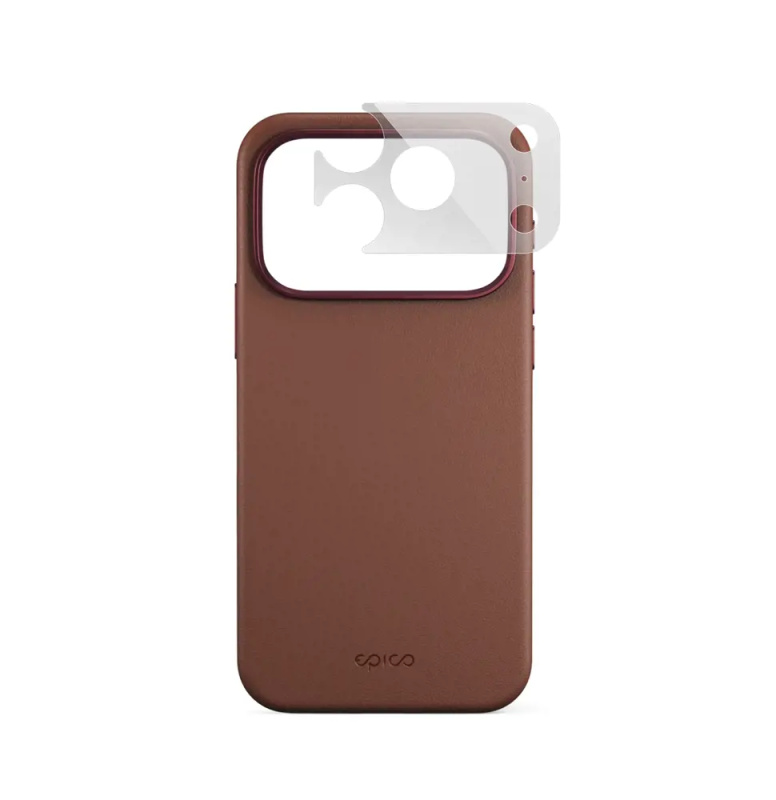 Epico Leather Pro Mag+ MagSafe/Qi2 kožený kryt iPhone 17 Pro Max/18 Pro Max hnědý