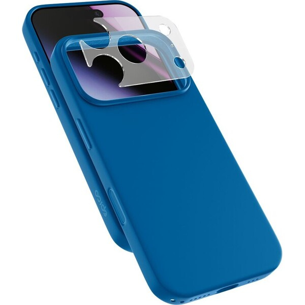 Epico Silicone Pro Mag+ MagSafe/Qi2 silikonový kryt iPhone 17 Pro Max/18 Pro Max modrý