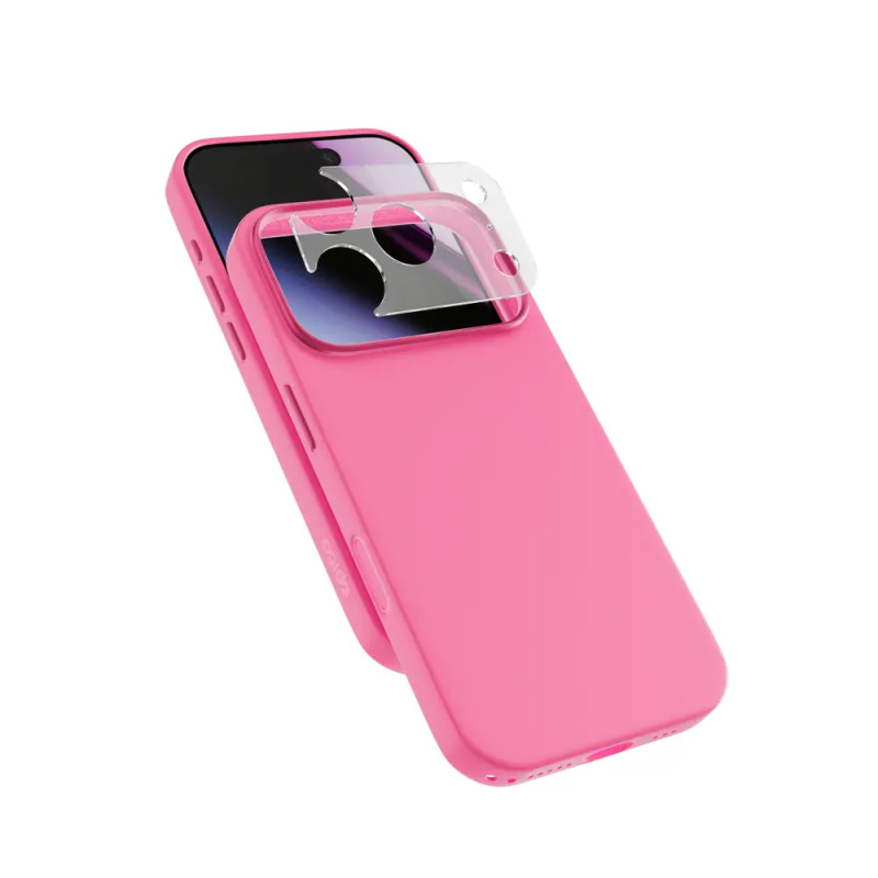 Epico Silicone Pro Mag+ MagSafe/Qi2 silikonový kryt iPhone 17 Pro/18 Pro růžový