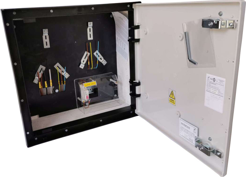Rozvaděč elektroměrový na fotovoltaiku DCK ER513/KVP7P-FV+QM do výklenku 63 A