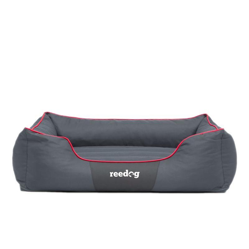 Pelíšek pro psa Reedog Comfy Grey & Red L