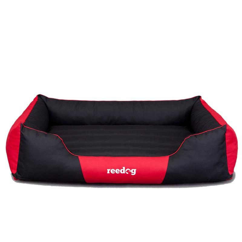Pelíšek pro psa Reedog Comfy Black & Red XL