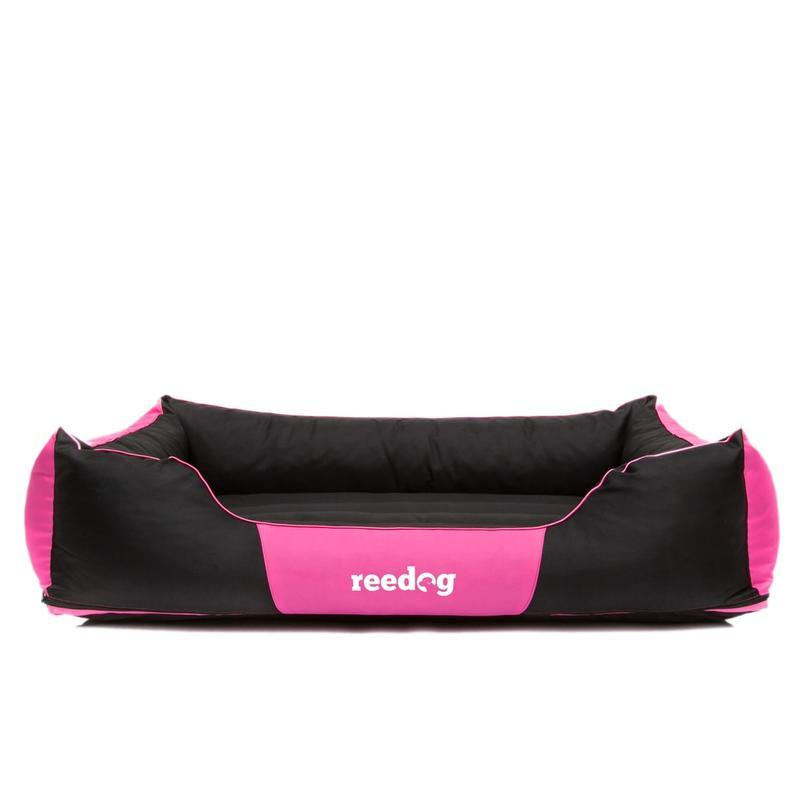Pelíšek pro psa Reedog Comfy Black & Pink XL