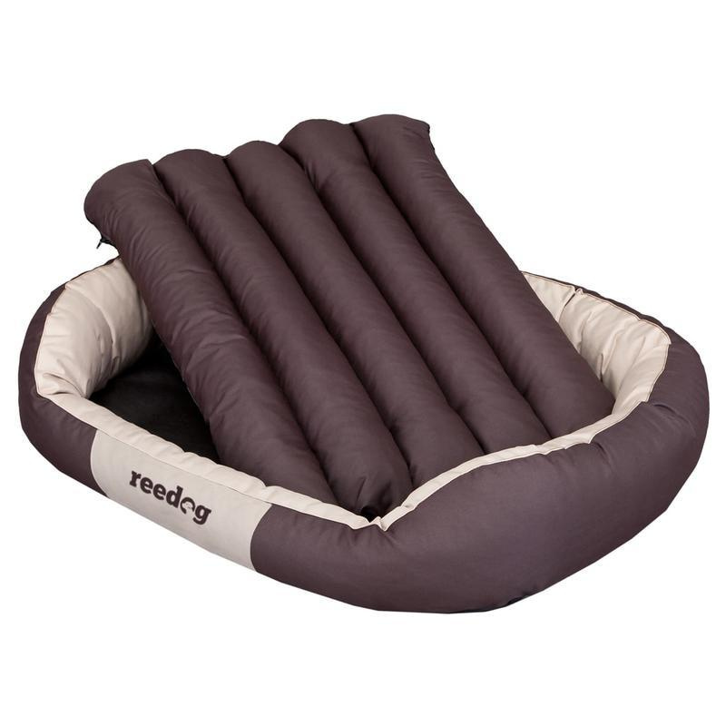 Pelíšek pro psa Reedog Round Brown & Beige L