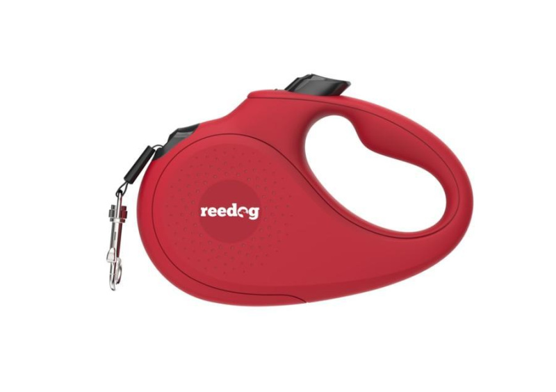 Reedog Senza Basic samonavíjecí vodítko M 25kg / 5m páska / červené