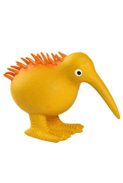 Hračka pes WHISTLE latex, pískací 13,5cm KW oranžová