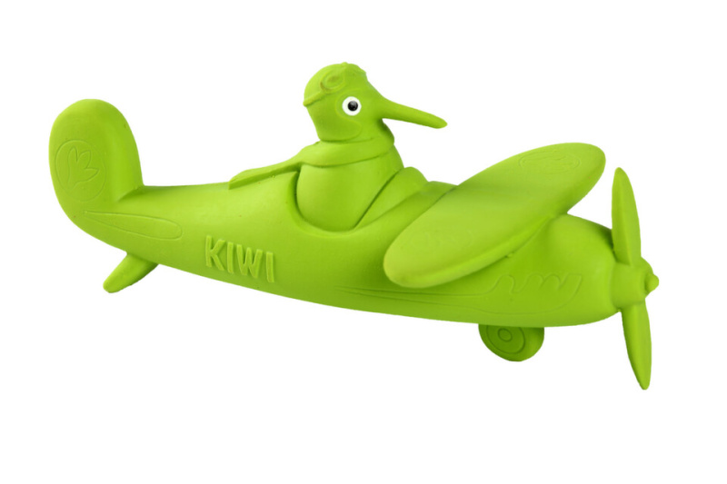 Hračka pes AERO latex,pískací,zelená 19cm KW
