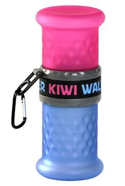 Cestovní láhev 2in1 750+500ml KW růžovo-modrá
