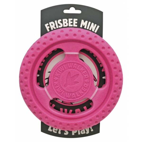 Hračka pes FRISBEE MINI plov. z TPR pěny KW růžová