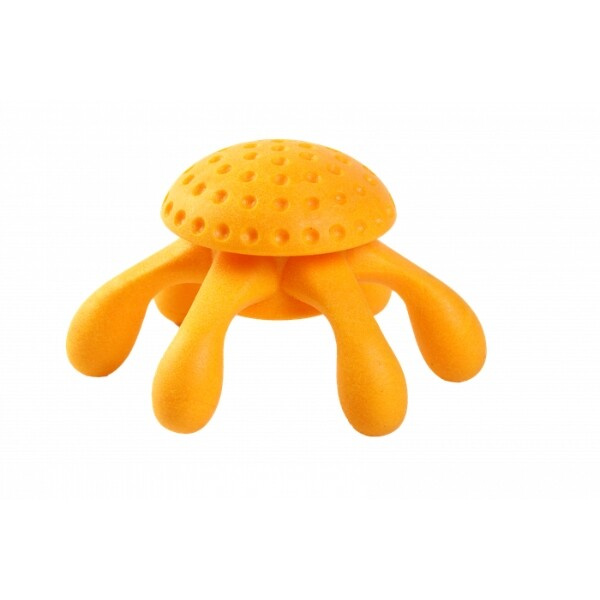 Hračka pes OCTUPUS MINI plov. z TPR pěny KW oranžová