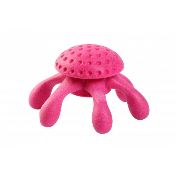 Hračka pes OCTUPUS MINI plov. z TPR pěny KW růžová
