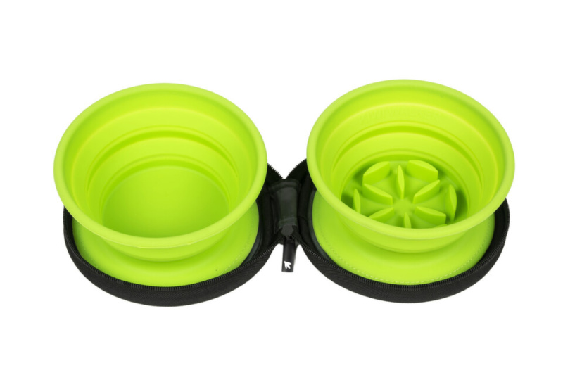 Cestovní dvojmiska SLOWFEEDER 700ml KW zelená