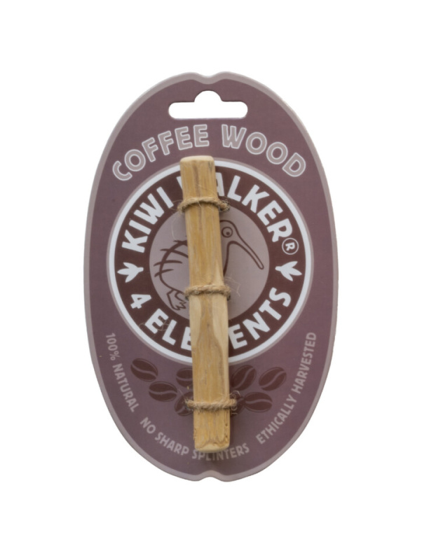 Hračka pes 4Elements Coffee Wood kávové dřevo Kiwi  XS 10-12cm