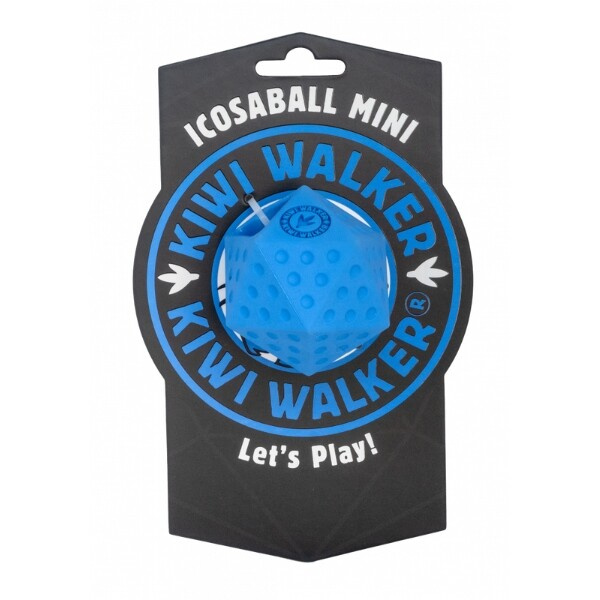 Hračka pes ICOSABALL MINI na pamlsky modrá Kiwi