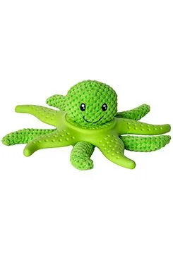Hračka pes OCTOPUS & STARFISH plyš,TPR Kiwi zelená