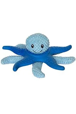 Hračka pes OCTOPUS & STARFISH plyš,TPR Kiwi modrá